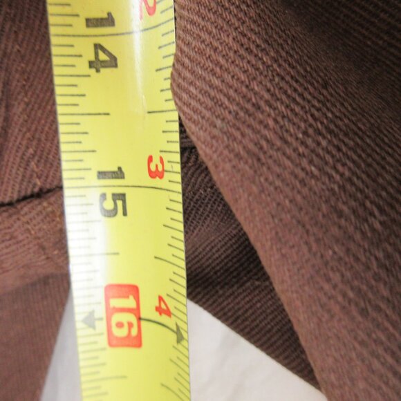 Levi's VTG Deadstock Saddleman Boot Cut Regular Fit Jeans Size 36 Brown - Picture 15 of 16